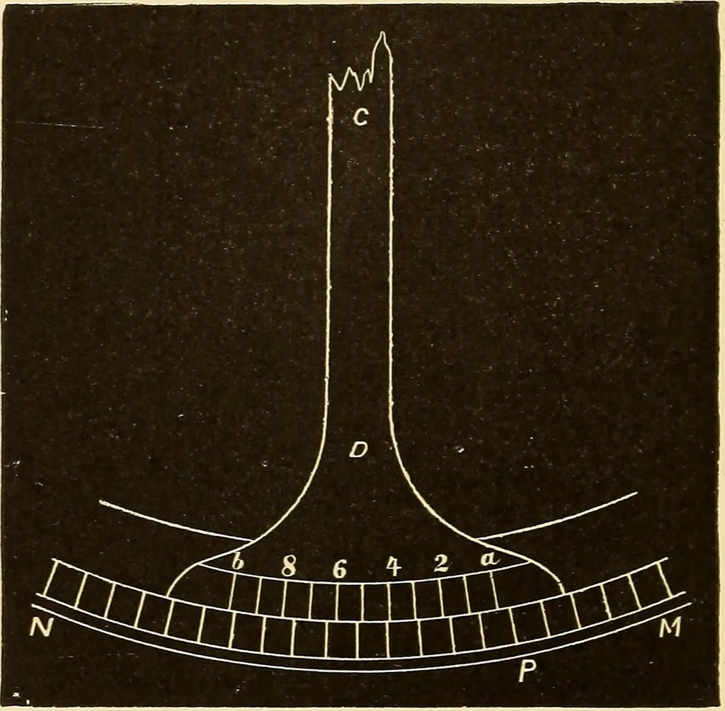 An illustration from Astronomy for high schools and colleges, 1889, leaf 101