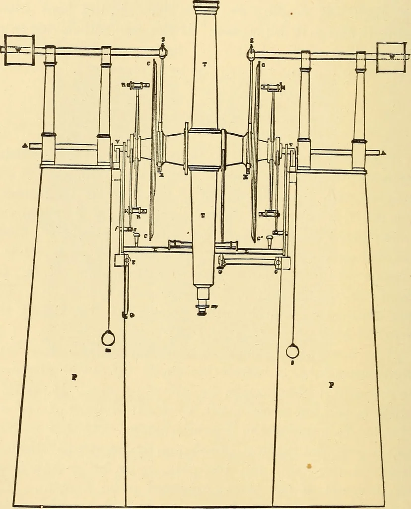 An illustration from Astronomy for high schools and colleges, 1889, leaf 103