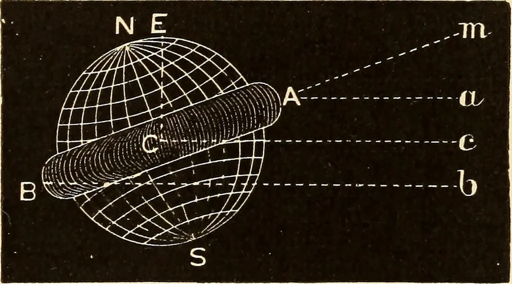 An illustration from Astronomy for high schools and colleges, 1889, leaf 228