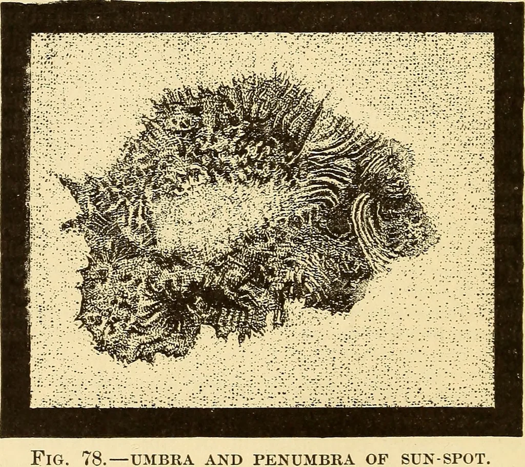 An illustration from Astronomy for high schools and colleges, 1889, leaf 307