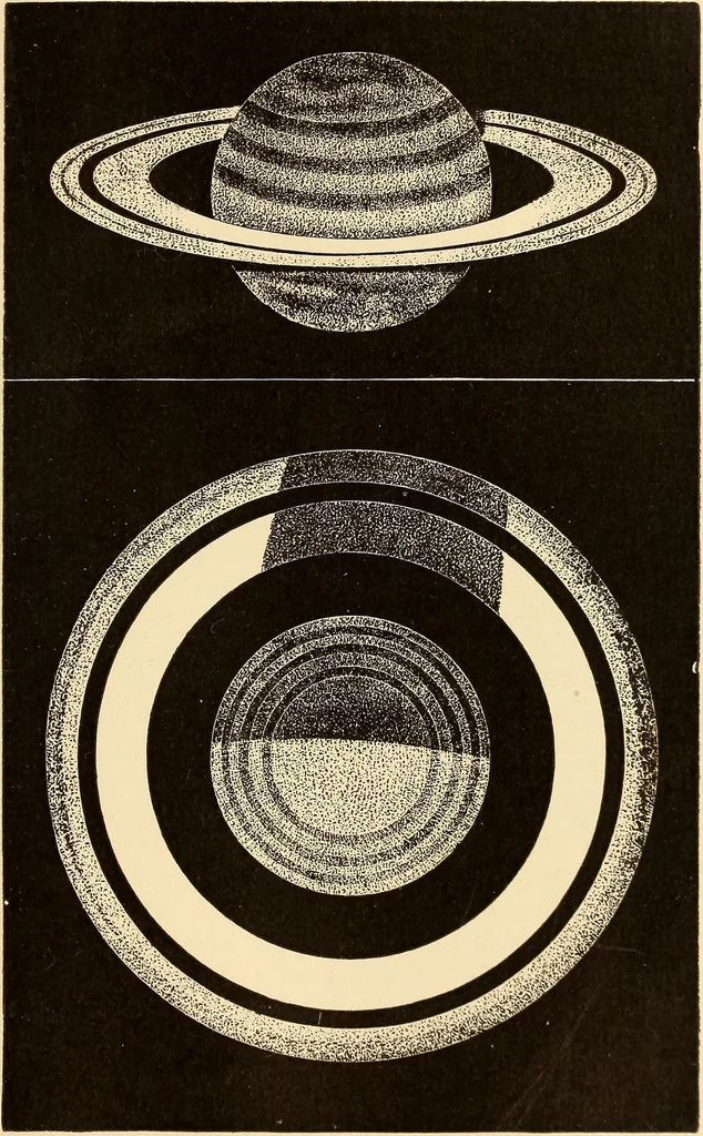 An illustration from Astronomy for high schools and colleges, 1889, leaf 374