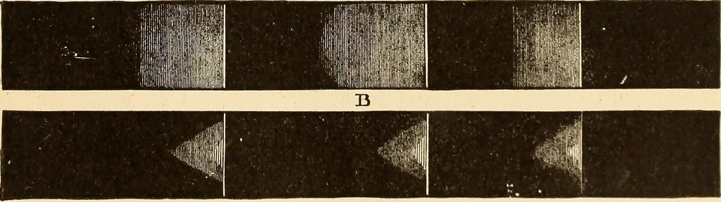 An illustration from Astronomy for high schools and colleges, 1889, leaf 412