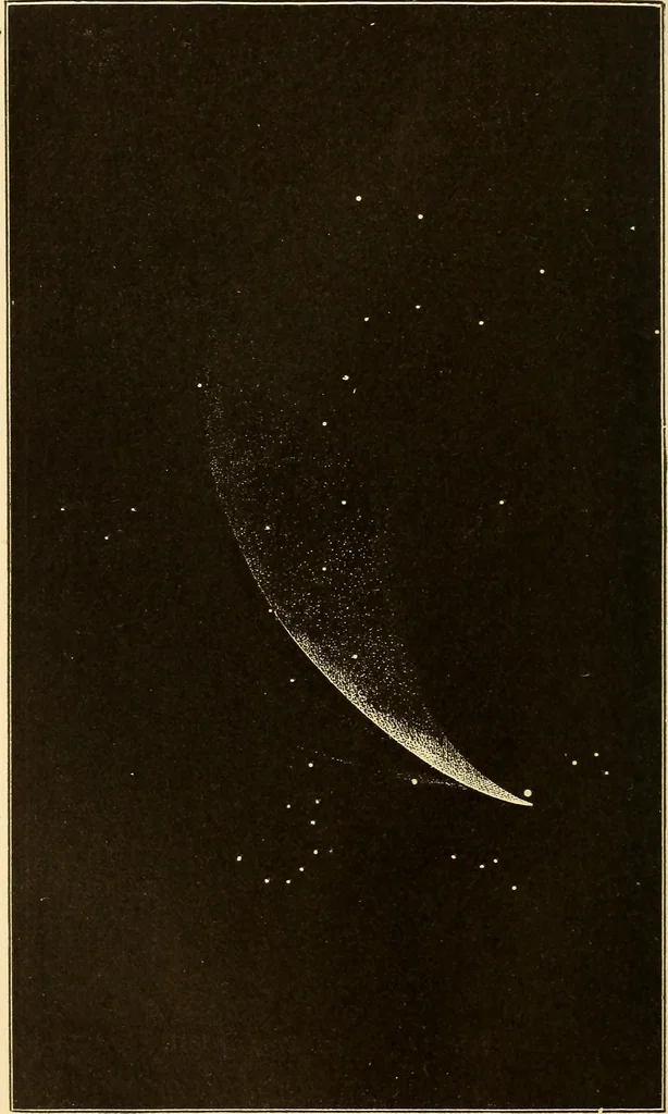 An illustration from Astronomy for high schools and colleges, 1889, leaf 427