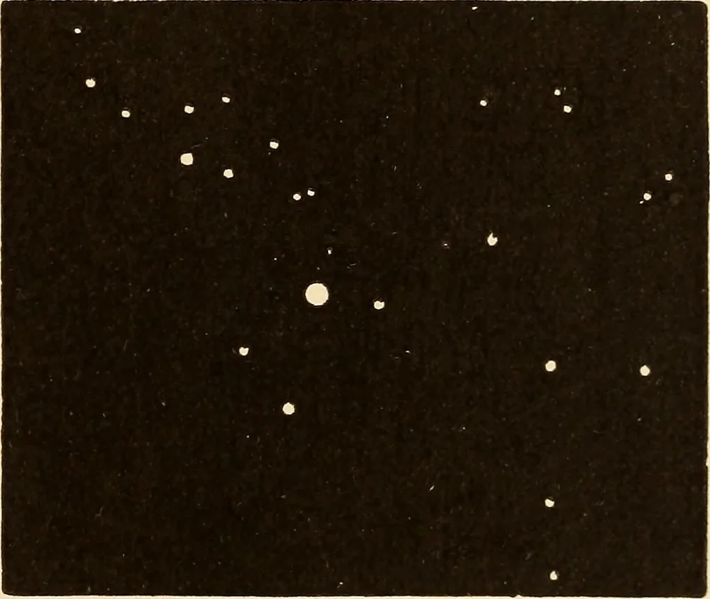 An illustration from Astronomy for high schools and colleges, 1889, leaf 452