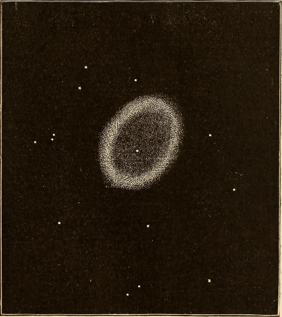 An illustration from Astronomy for high schools and colleges, 1889, leaf 482
