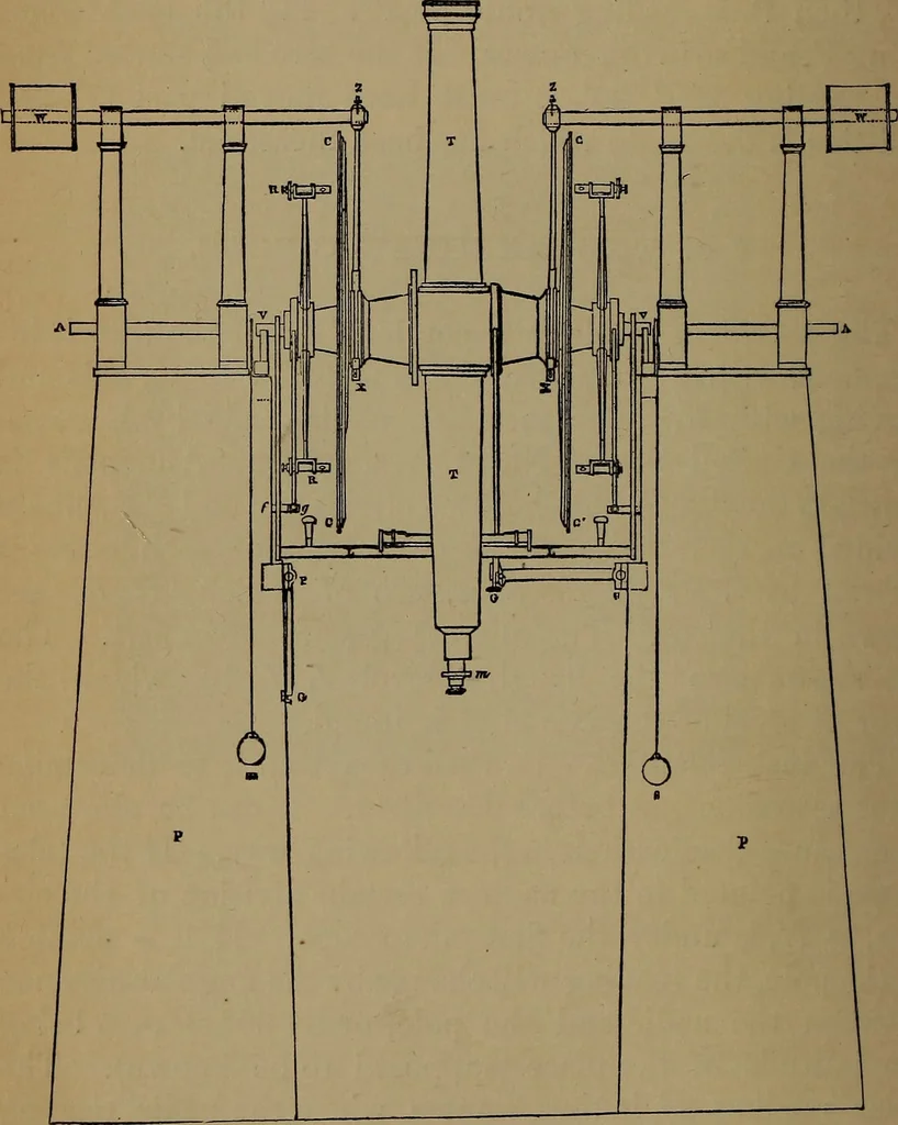 An illustration from Astronomy for high schools and colleges, 1881, leaf 103