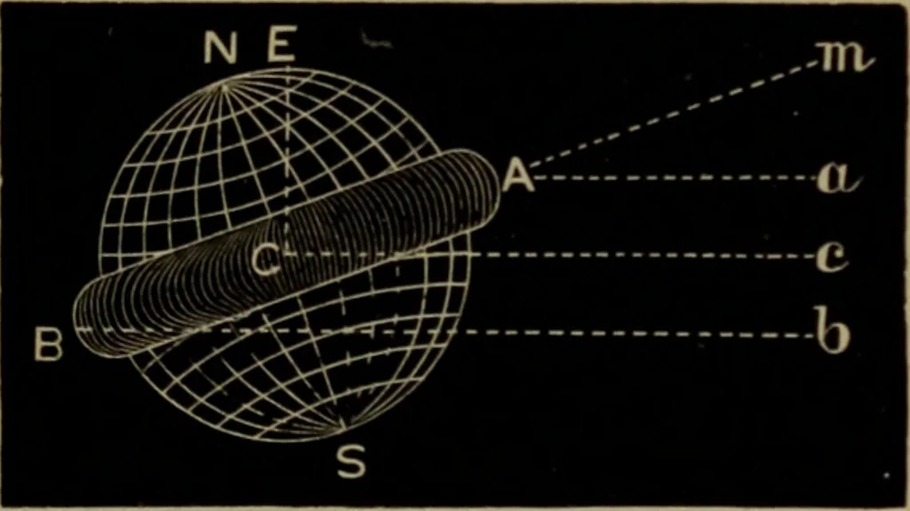 An illustration from Astronomy for high schools and colleges, 1881, leaf 228