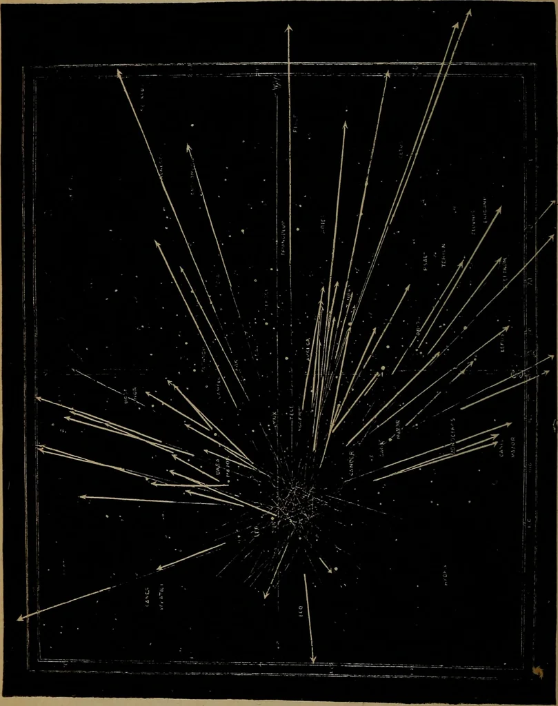 An illustration from Astronomy for high schools and colleges, 1881, leaf 401