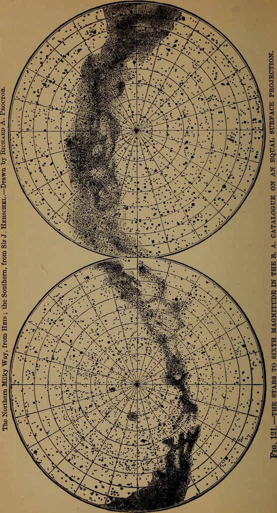An illustration from Astronomy for high schools and colleges, 1881, leaf 457