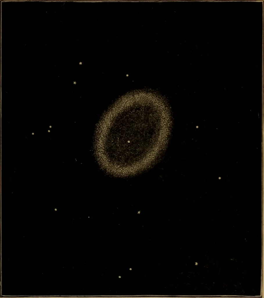An illustration from Astronomy for high schools and colleges, 1881, leaf 482