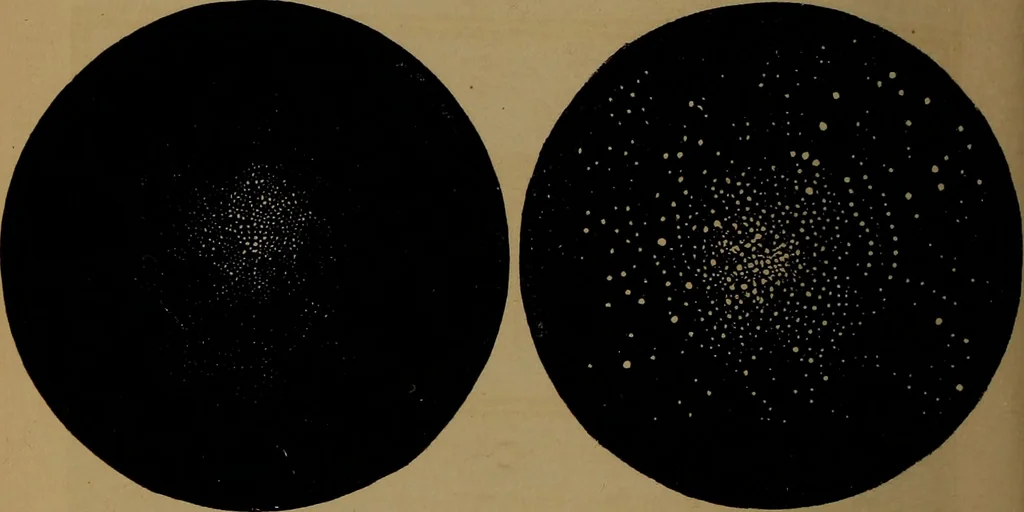 An illustration from Astronomy for high schools and colleges, 1881, leaf 483
