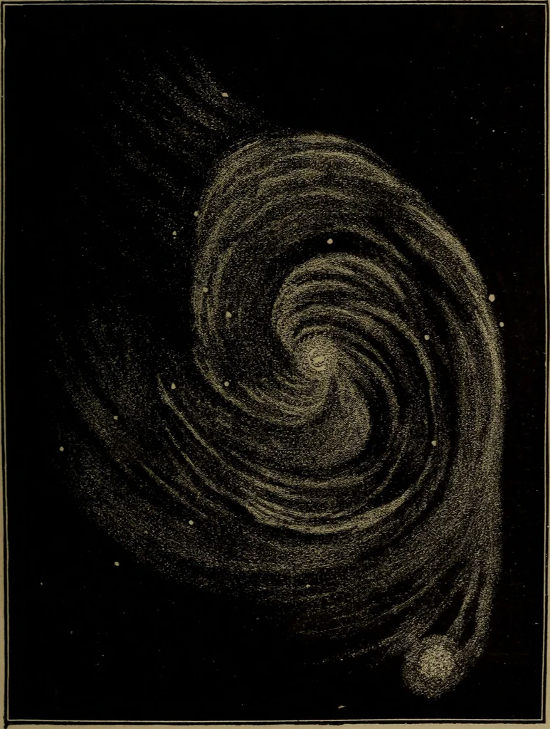 An illustration from Astronomy for schools and general readers, 1892, leaf 274