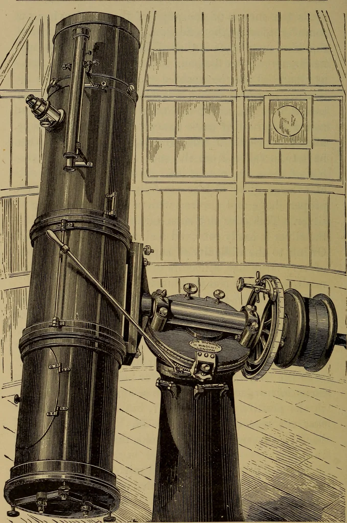 An illustration from Astronomy for schools and general readers, 1892, leaf 289