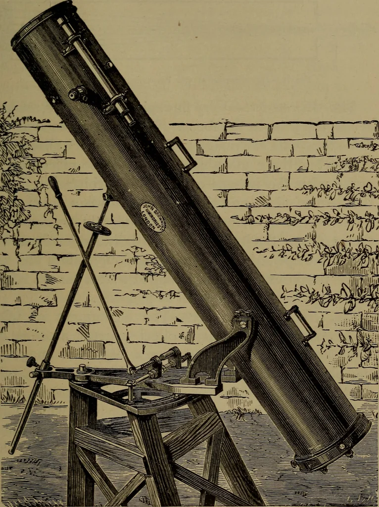 An illustration from Astronomy for schools and general readers, 1892, leaf 292