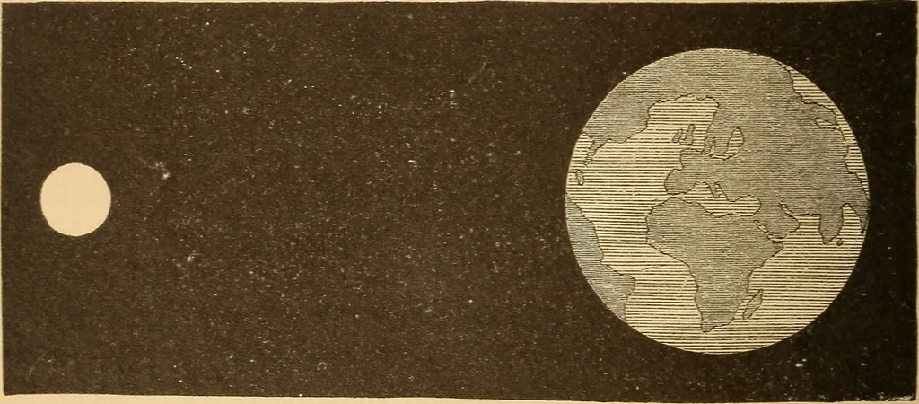 An illustration from Astronomy for the use of schools and academies, 1882, leaf 105