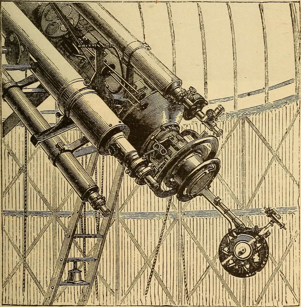 An illustration from Astronomy for the use of schools and academies, 1882, leaf 176