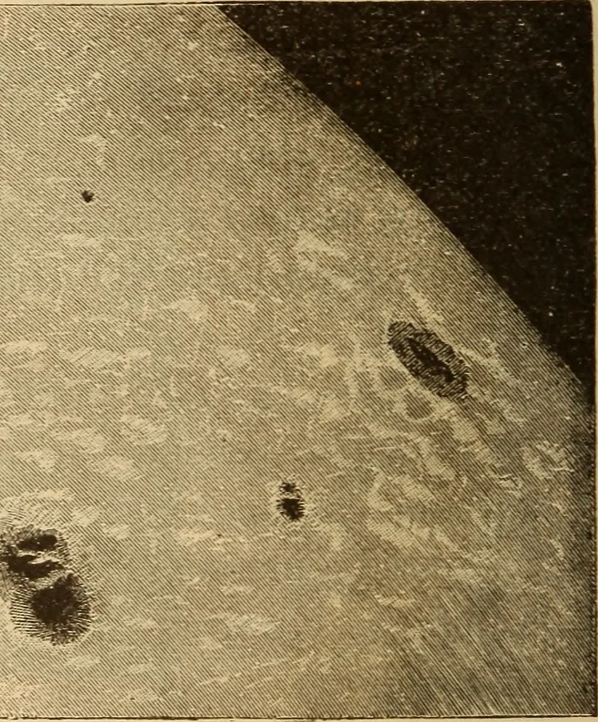 An illustration from Astronomy for the use of schools and academies, 1882, leaf 197
