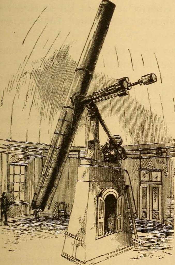 An illustration from Astronomy for the use of schools and academies, 1882, leaf 36