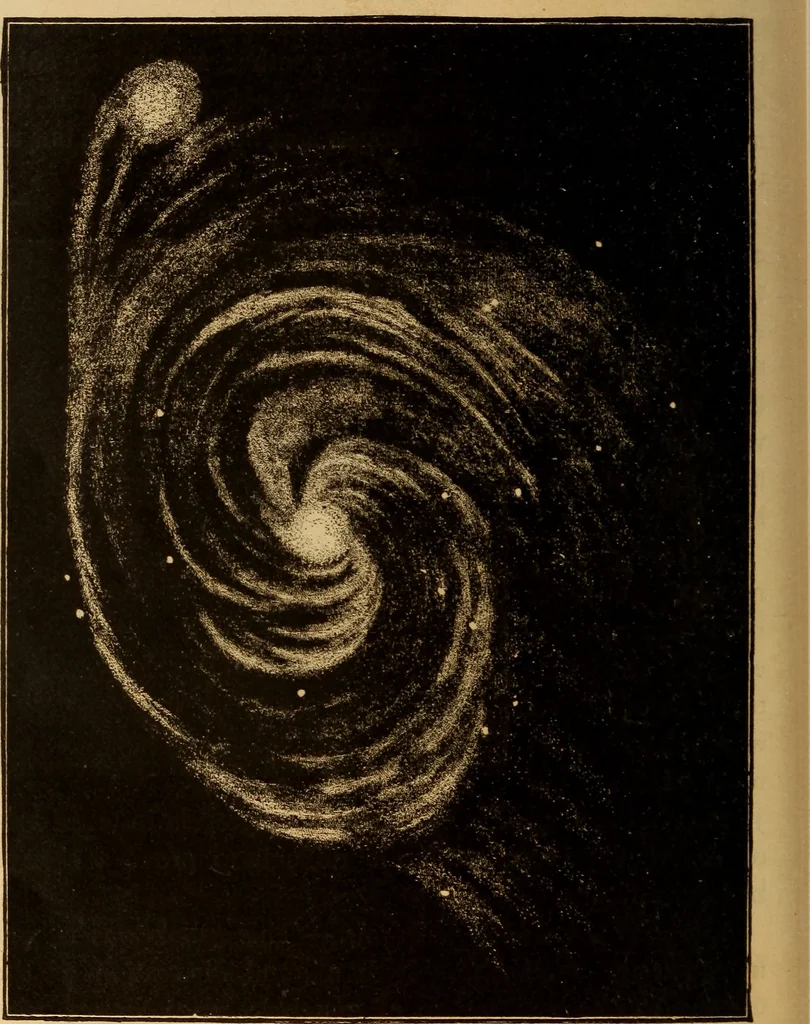 An illustration from Astronomy for the use of schools and academies, 1882, leaf 411