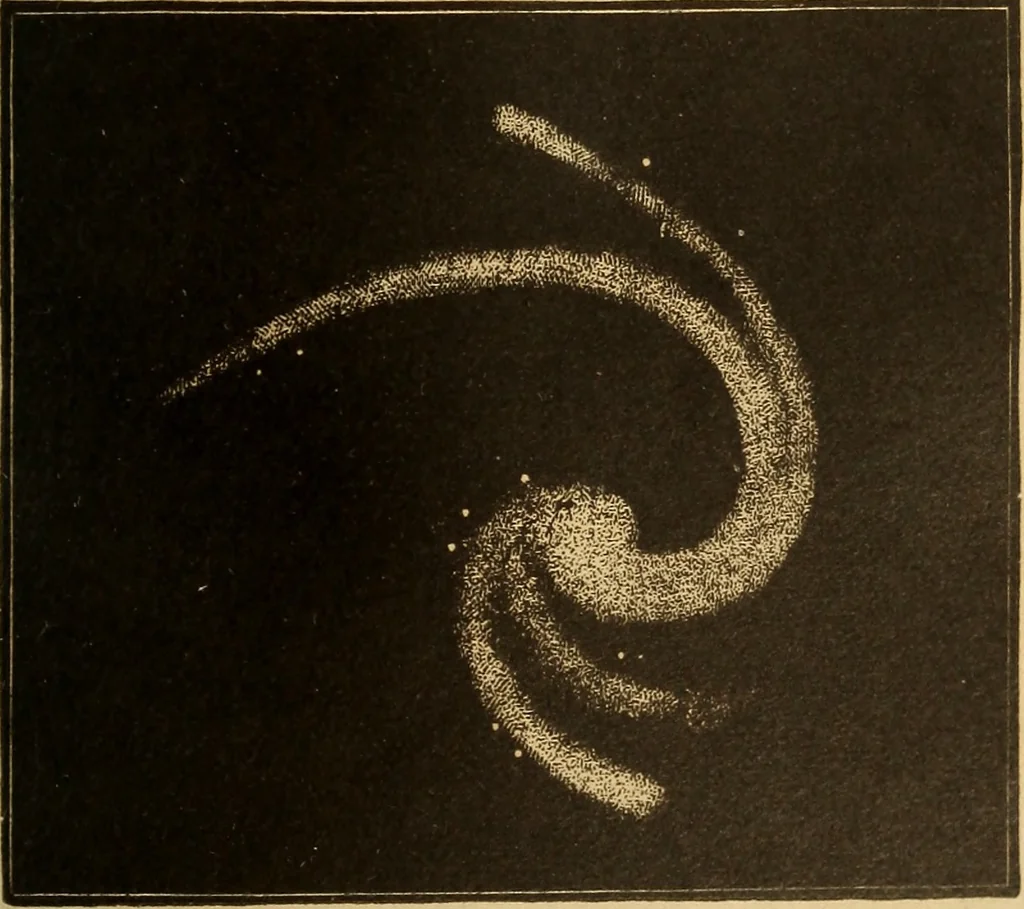 An illustration from Astronomy for the use of schools and academies, 1882, leaf 412