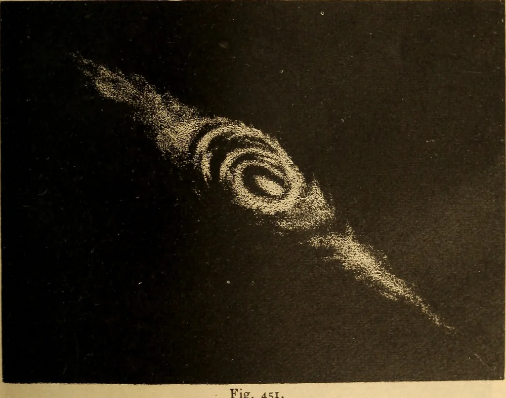 An illustration from Astronomy for the use of schools and academies, 1882, leaf 414