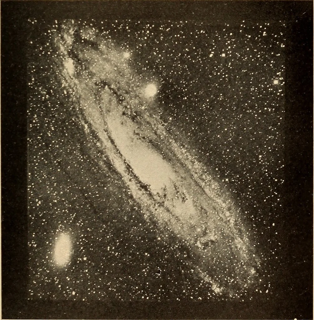 An illustration from Astronomy in a nutshell, the chief facts and principles explained in popular language for the general reader and for schools, 1912, leaf 188