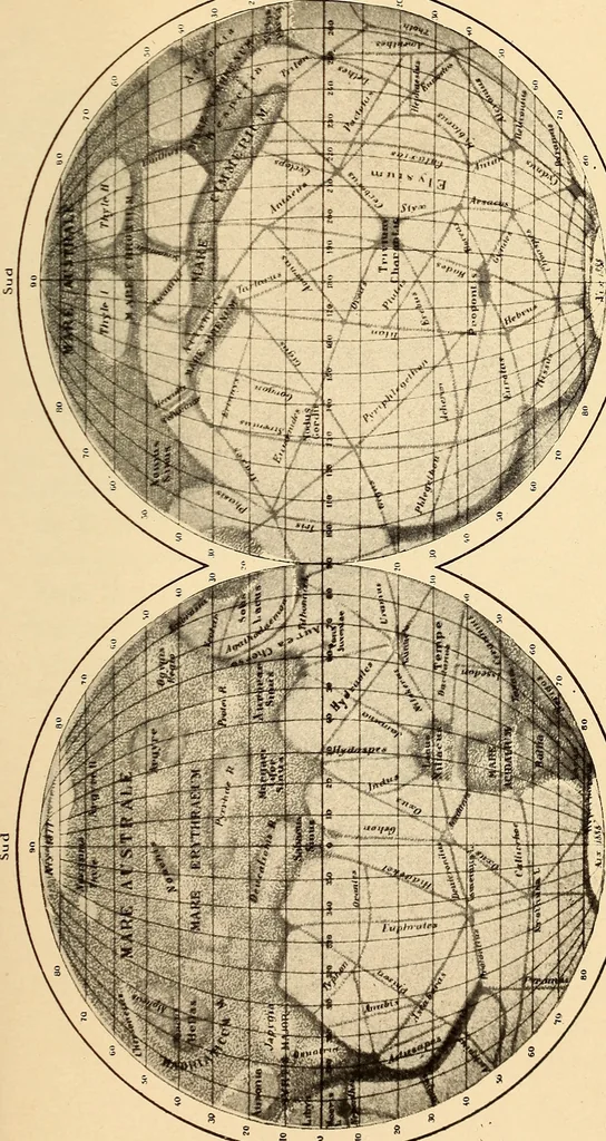 An illustration from Astronomy in a nutshell, the chief facts and principles explained in popular language for the general reader and for schools, 1912, leaf 278