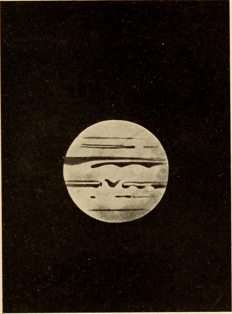 An illustration from Astronomy in a nutshell, the chief facts and principles explained in popular language for the general reader and for schools, 1912, leaf 52
