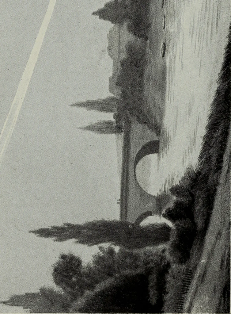 An illustration from The astronomy of the Bible : an elementary commentary on the astronomical references of Holy Scripture, 1909, leaf 129