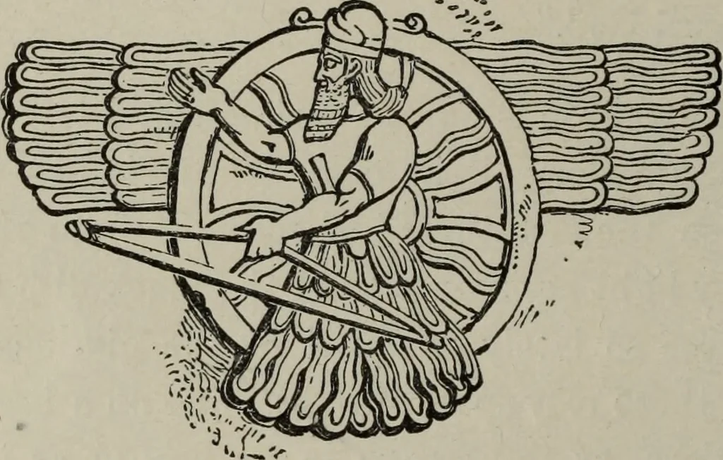 An illustration from The astronomy of the Bible : an elementary commentary on the astronomical references of Holy Scripture, 1909, leaf 153