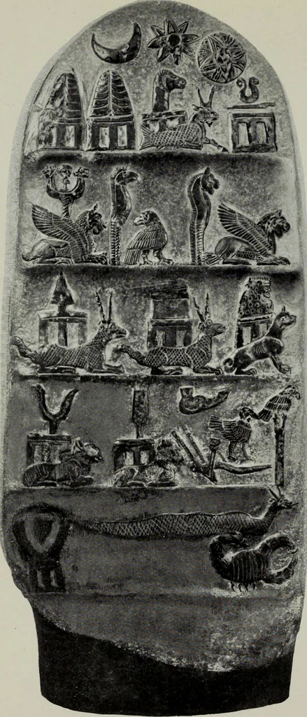 An illustration from The astronomy of the Bible : an elementary commentary on the astronomical references of Holy Scripture, 1909, leaf 345