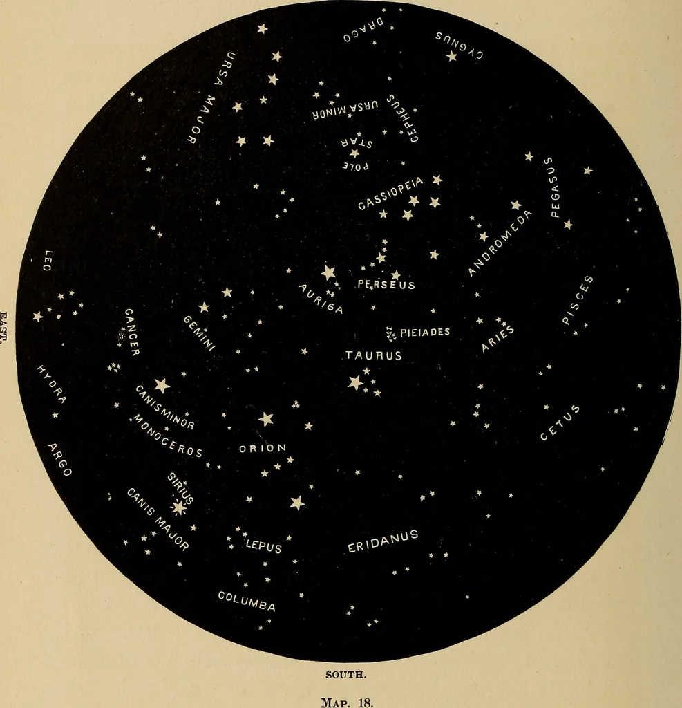 An illustration from Astronomy with an opera-glass:, 1896, leaf 103
