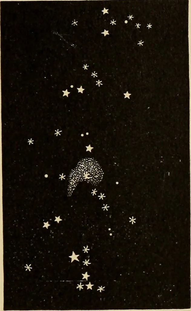 An illustration from Astronomy with an opera-glass:, 1896, leaf 118
