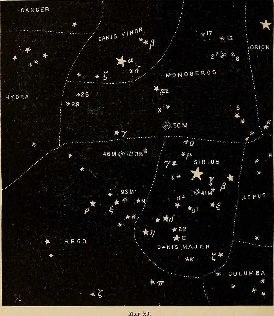 An illustration from Astronomy with an opera-glass:, 1896, leaf 121