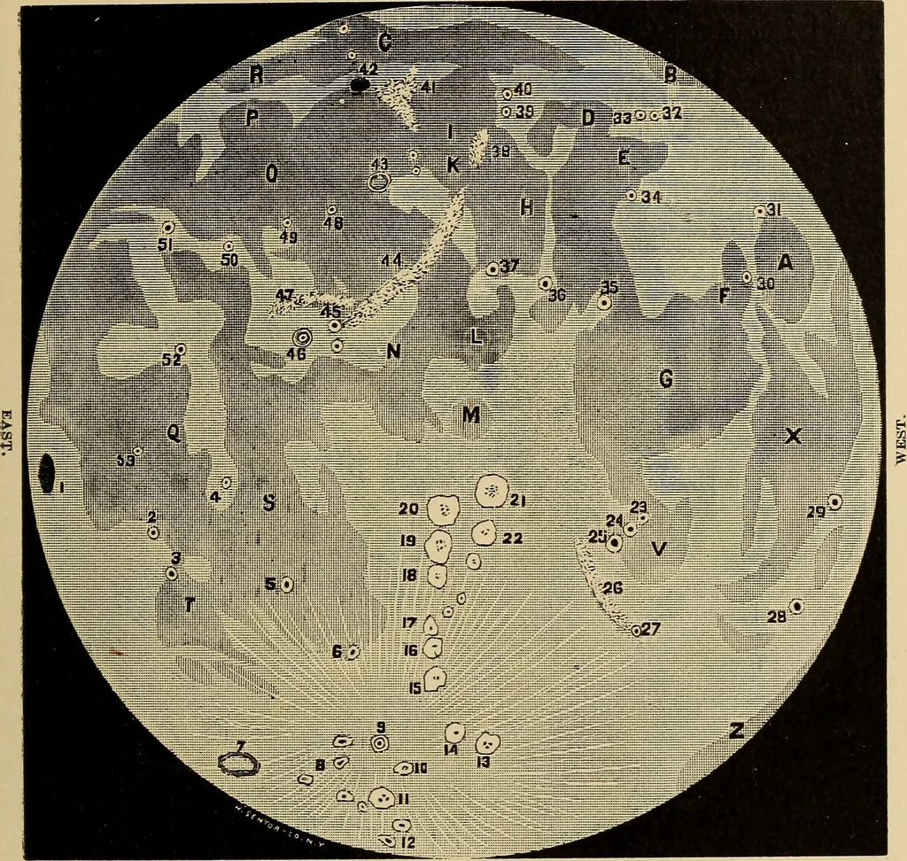 An illustration from Astronomy with an opera-glass:, 1896, leaf 134