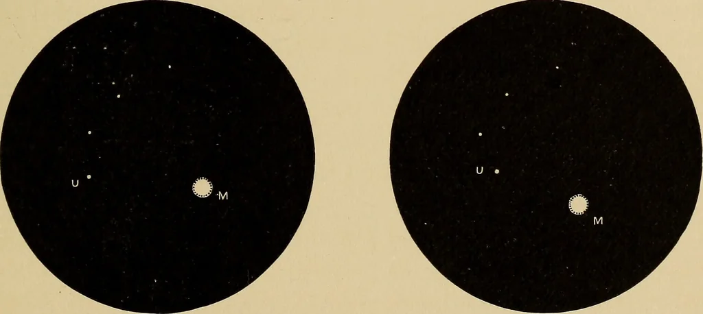 An illustration from Astronomy with an opera-glass:, 1896, leaf 154