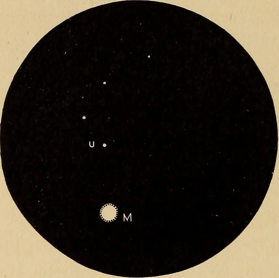 An illustration from Astronomy with an opera-glass:, 1896, leaf 155
