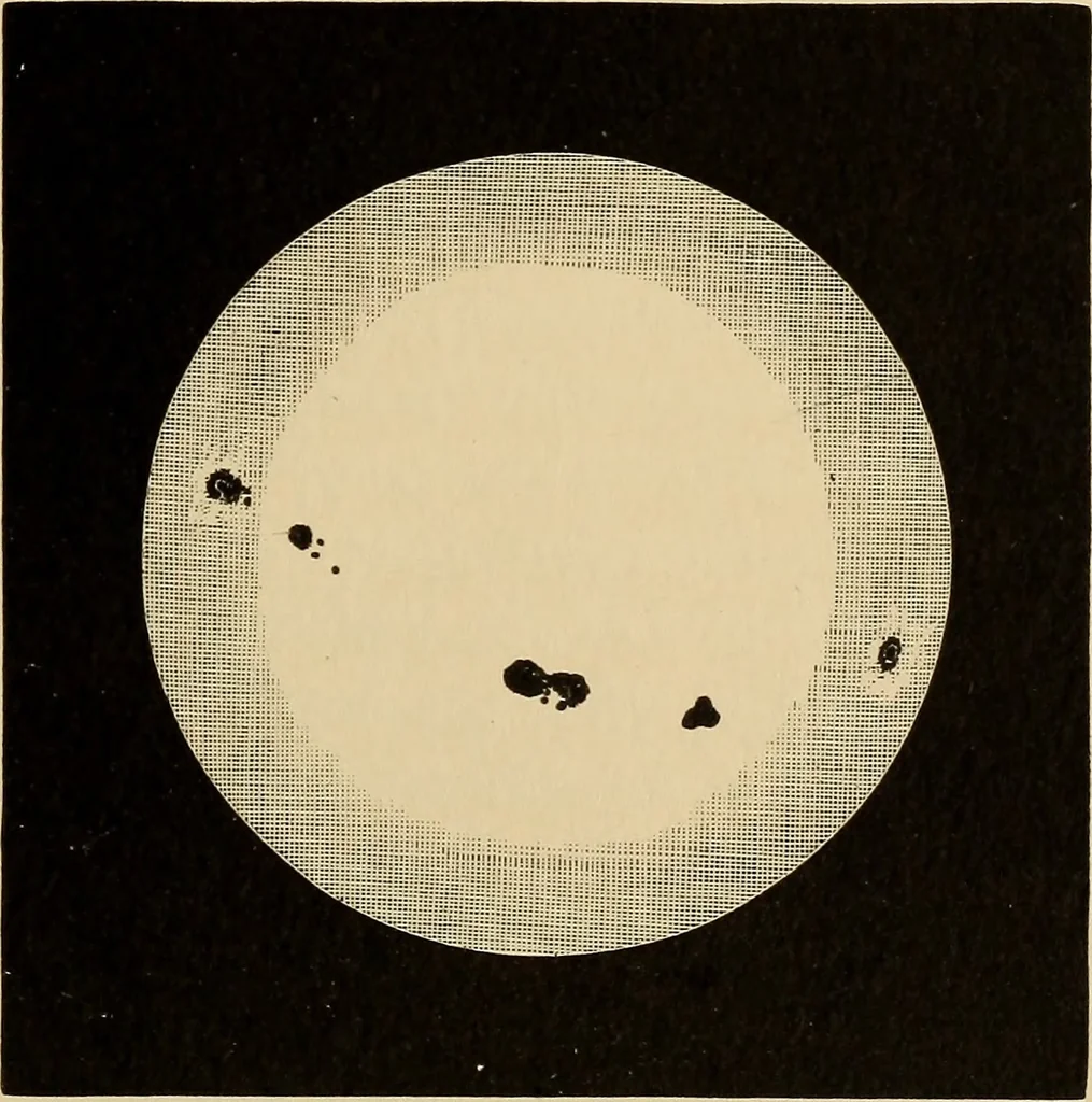 An illustration from Astronomy with an opera-glass:, 1896, leaf 156