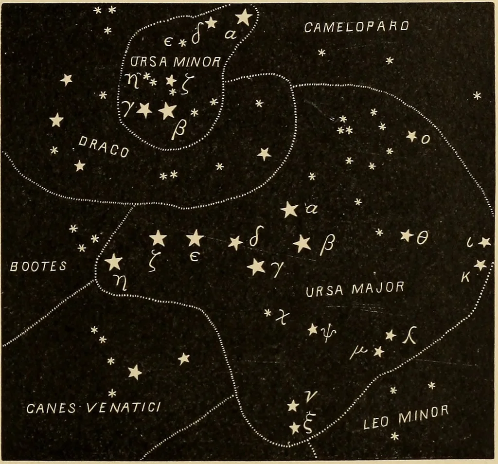 An illustration from Astronomy with an opera-glass:, 1896, leaf 38