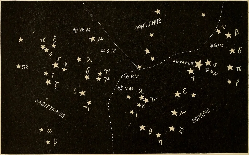 An illustration from Astronomy with an opera-glass:, 1896, leaf 45