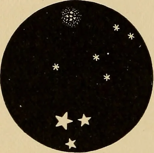 An illustration from Astronomy with an opera-glass:, 1896, leaf 47