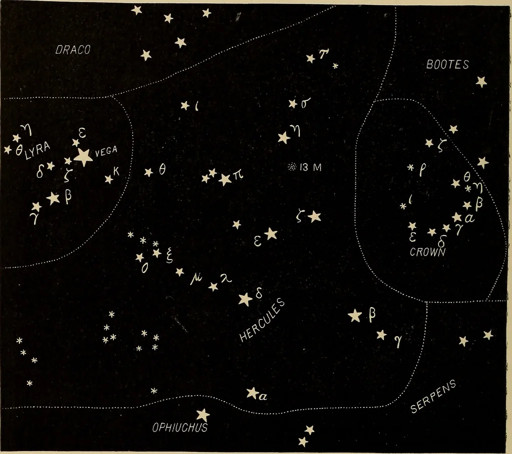 An illustration from Astronomy with an opera-glass:, 1896, leaf 55