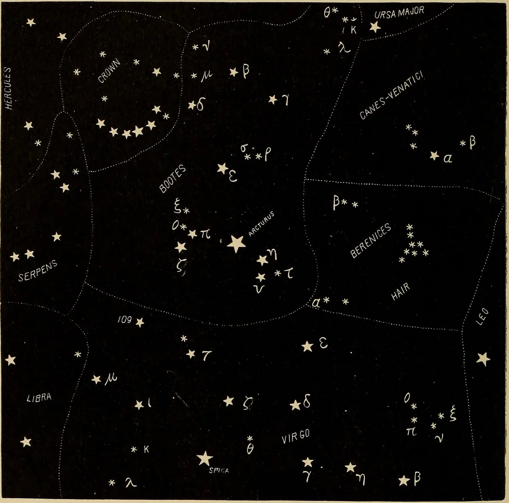 An illustration from Astronomy with an opera-glass:, 1896, leaf 61