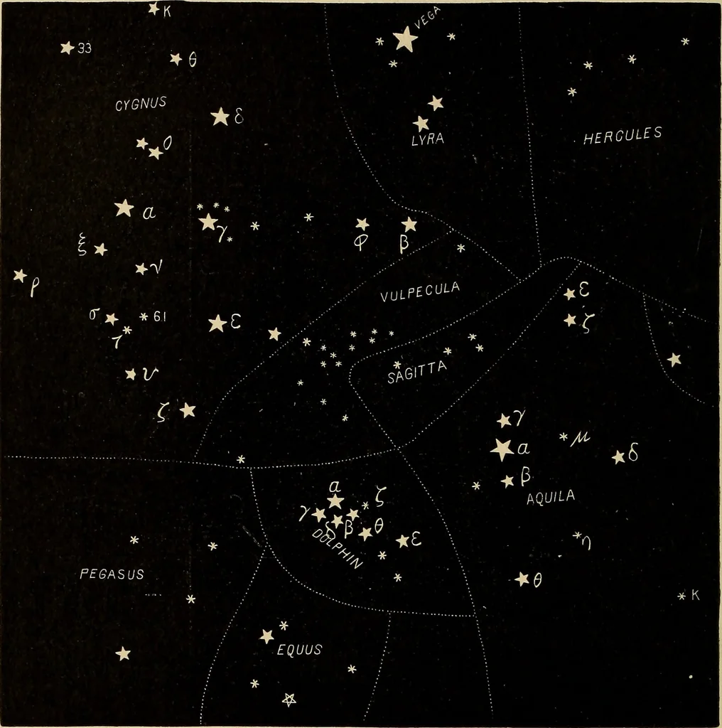 An illustration from Astronomy with an opera-glass:, 1896, leaf 67