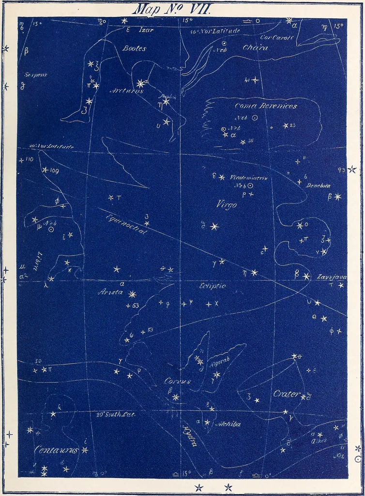 An illustration from Astronomy without a telescope:, 1869, leaf 48