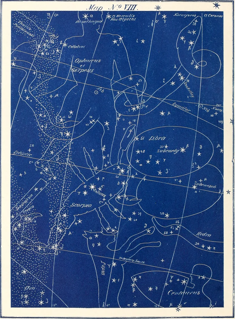 An illustration from Astronomy without a telescope:, 1869, leaf 53