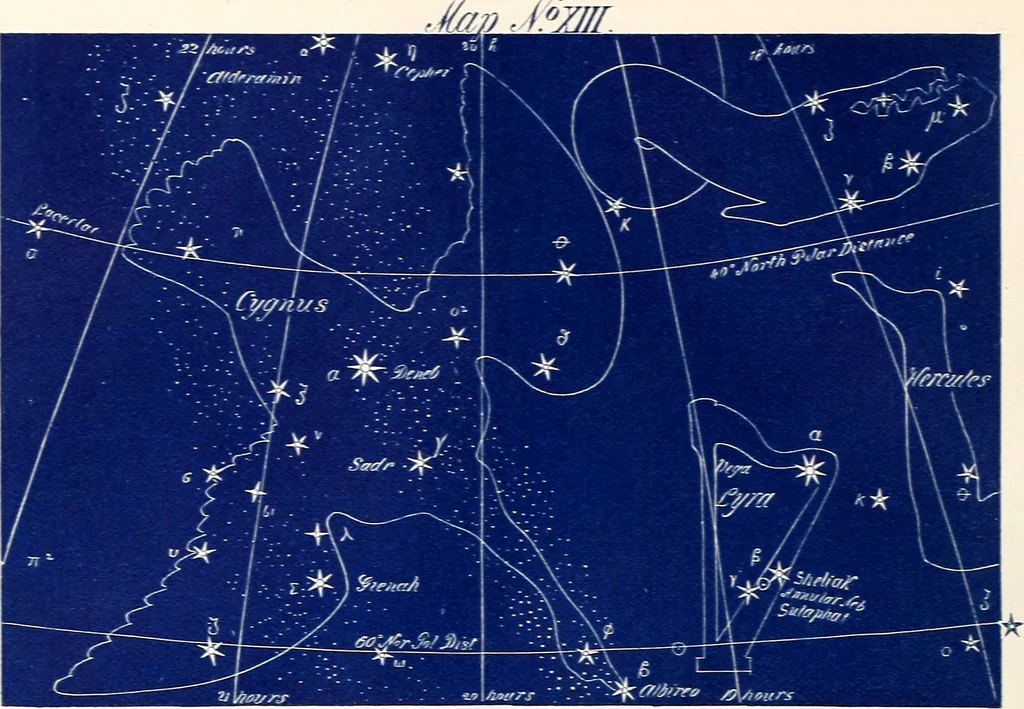 An illustration from Astronomy without a telescope:, 1869, leaf 73