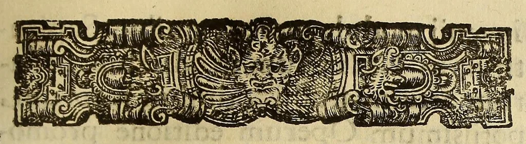 An illustration from Athanasii Kircheri e Soc. Iesu Itinerarium exstaticum : quo mundi opificium id est cœlestis expansi, siderumque tam errantium, quàm fixorum natura, vires, proprietates, singulorumque compositio & structura, ab infimo telluris globo, vsque ad vltima mundi confinia, per ficti raptus integumentum explorata, noua hypothesi exponitur ad veritatem interlocutoribus Cosmiele et Theodidacto ad ., 1656, leaf 503
