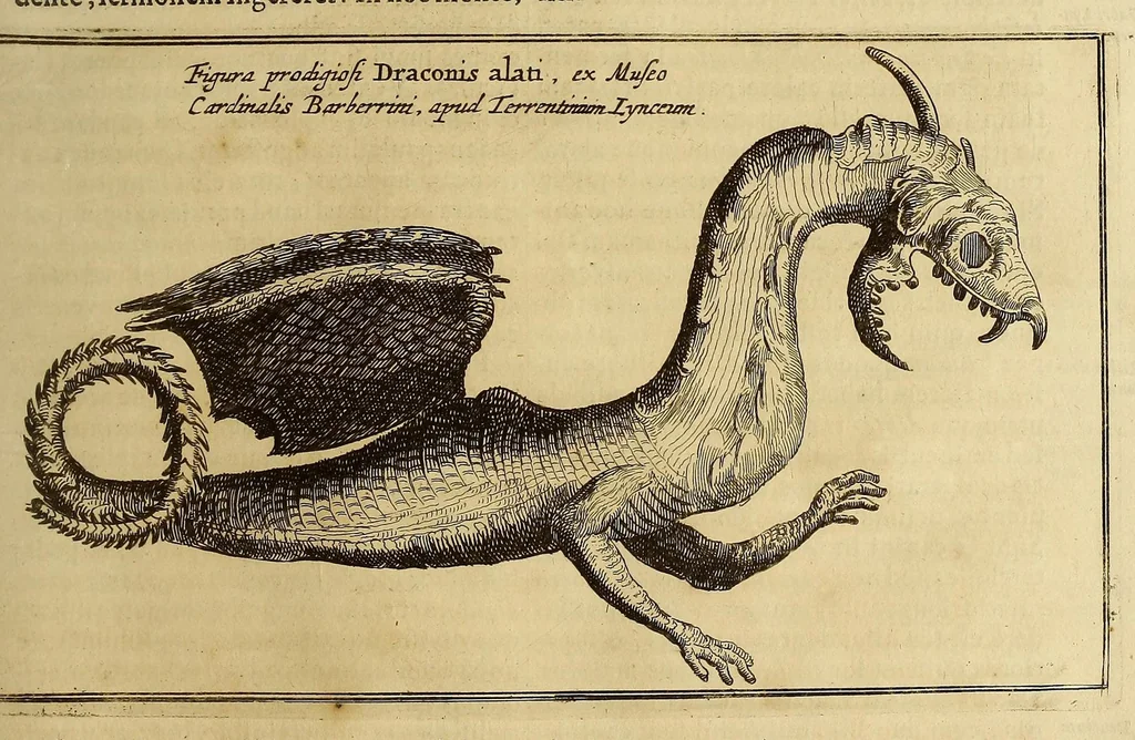 An illustration from Athanasii Kircheri e Soc. Jesu Mundus subterraneus, : in XII libros digestus; quo divinum subterrestris mundi opificium, mira ergasteriorum naturae in eo distributio, verbo [Pantamorphon] protei regnum, uniuersae denique naturae majestas & divitiae summa rerum varietate exponuntur, abditorum effectuum causae acri indagine inquisitae demonstrantur, cognitae per artis & naturae conjugium ad humanae vitae necessarium usum vario experimentorum apparatu, necnon novo modo & ratione applicantur, 1678, leaf 555