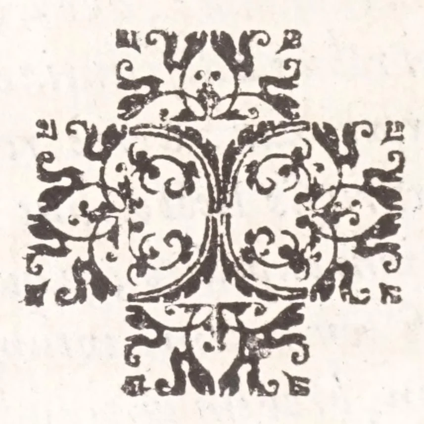 An illustration from Athanasii Kircheri Fuldensis Buchonii e Soc. Iesu Prodromus Coptus sive Aegypticus : in quo cùm linguae Coptae, siue Aegyptiacae, quondam pharaonicae, origo, aetas, vicissitudo, inclinatio, tùm hieroglyphicae literaturae instauratio, vti per varia variarum eruditionum, interpretationumque difficillimarum specimina, ita noua quoque & insolita methodo exhibentur, 1636, leaf 312